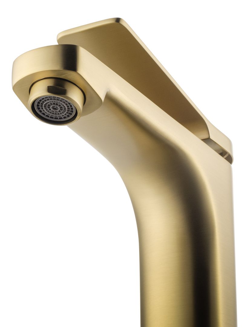 Приобрести смеситель для раковины wonzon & woghand, брашированное золото (ww-xh-013-bg)