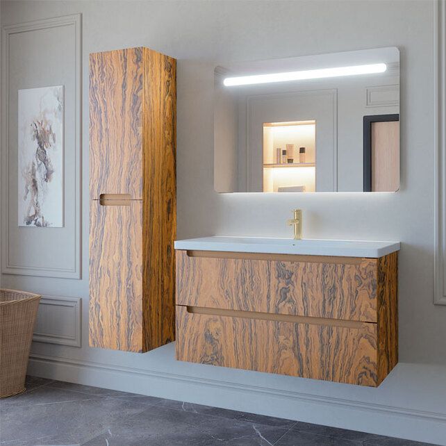 Приобрести caprigo тумба с раковиной termin-albero 100 см, палисандр, шпон