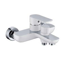 Grocenberg Смеситель для ванны, белый\ хром GB8009WC