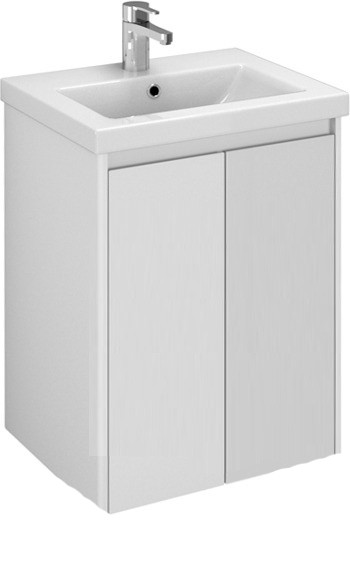 Приобрести тумба подвесная с раковиной velvex klaufs 50 см tpkla.50.2d-616.216, белый