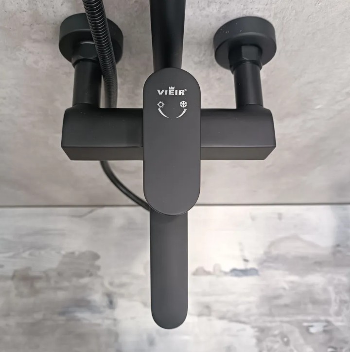 Приобрести душевая система vieir camomilla 1500 мм, черный v283562c