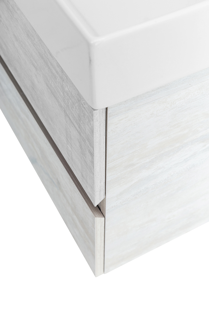 Приобрести cezares тумба подвесная с раковиной molveno 46 120 см legno bianco, белая molveno 46-120-2c-so-2-lb