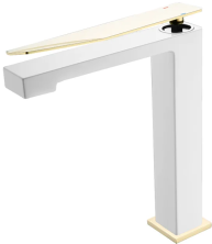 Boheme Смеситель для раковины Q, высокий, хром\золото 142-CRG.2