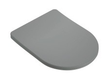 Sintesi Сиденье для унитаза, микролифт серая матовая, дюропласт SIN-TS-EVI-151GM