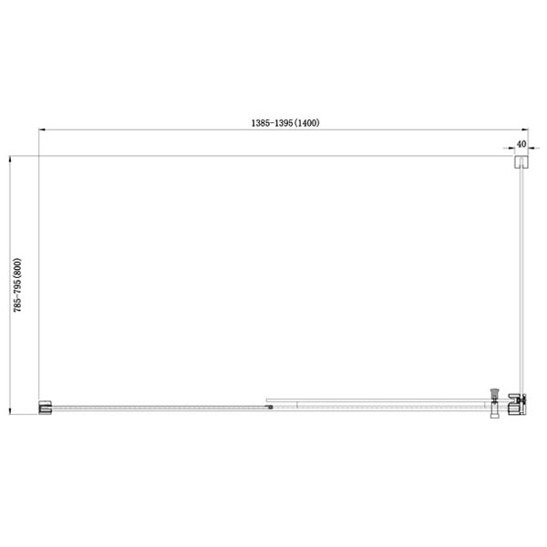 Приобрести aquanet душевое ограждение delta npe1131 140x80, прозрачное стекло