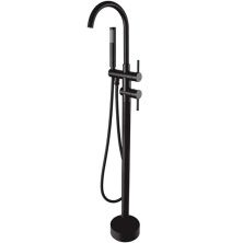 GERHANS Напольный смеситель для ванны K15, черный K13219B