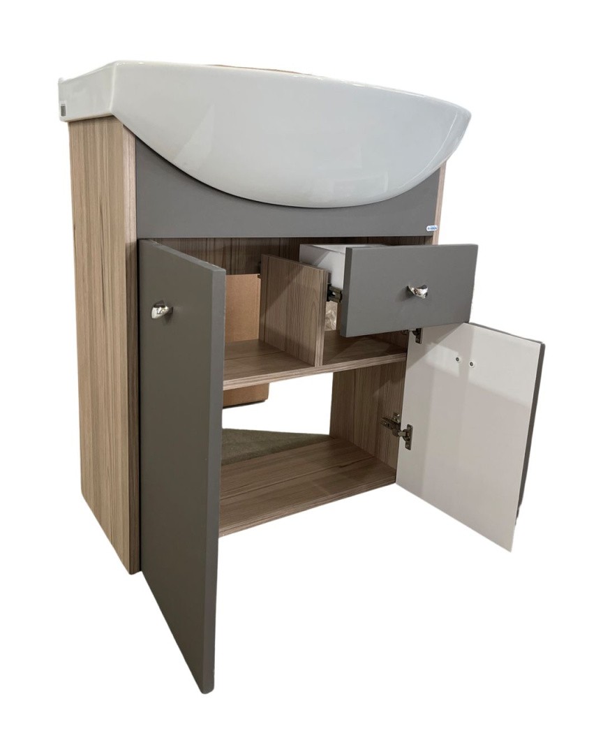 Приобрести rado тумба напольная с раковиной соут 65 дерево/графит
