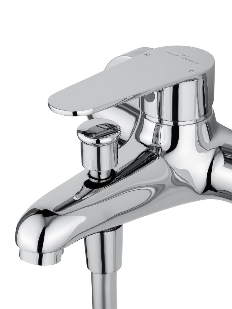 Приобрести смеситель для ванны с душем wonzon & woghand alfa, хром (ww-ae3204-cr)