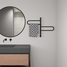 Vincea Полотенцесушитель электеический 42х60 см, черный VTD-1R1CBE