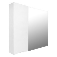 Loranto Зеркало-шкаф Santorini 80х70 см, левый, белый (CS00086971)