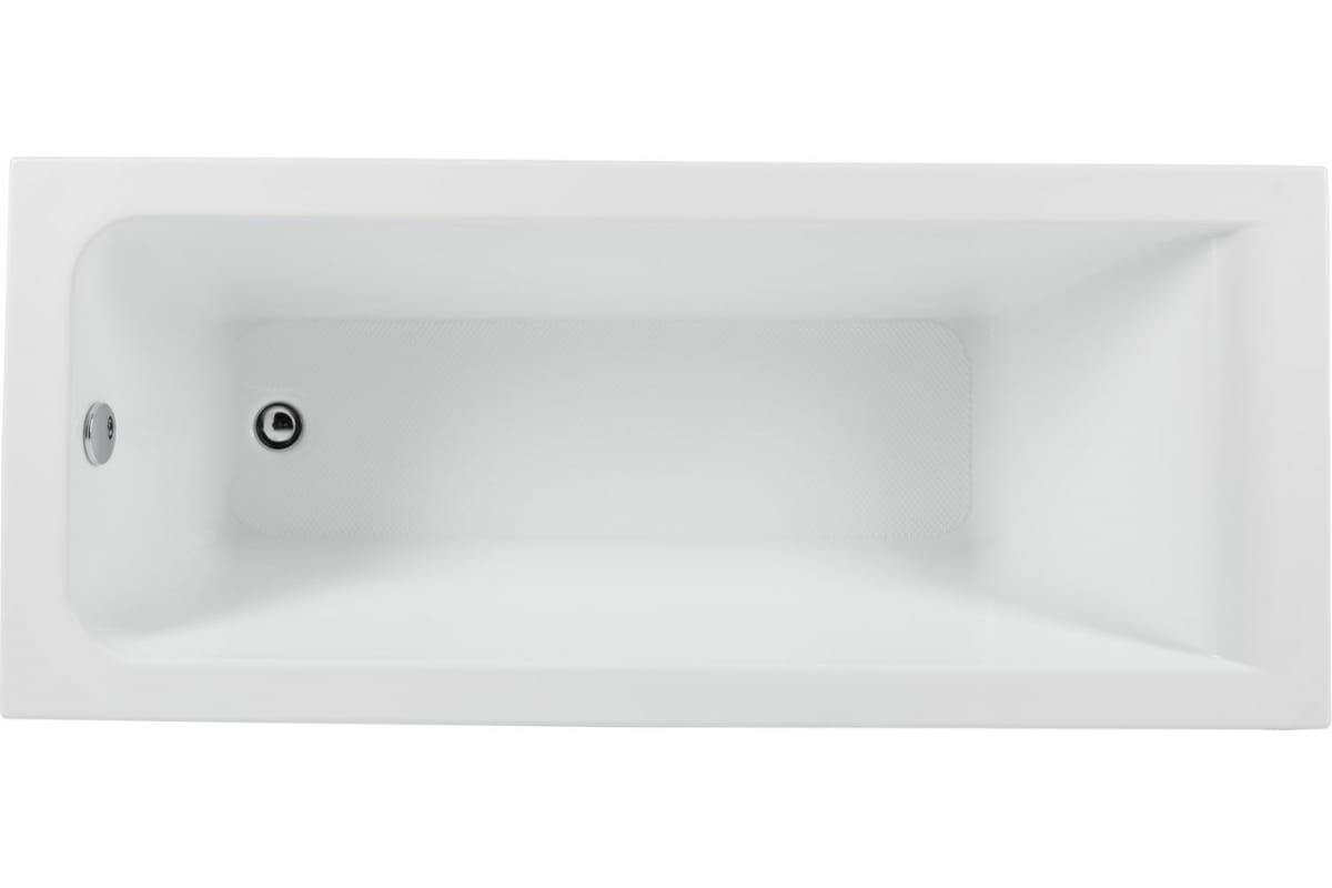 Приобрести aquanet акриловая ванна bright 165x70 см, белая