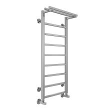 Terminus Полотенцесушитель Контур П9 40х100 см, с полкой, водяной, хром