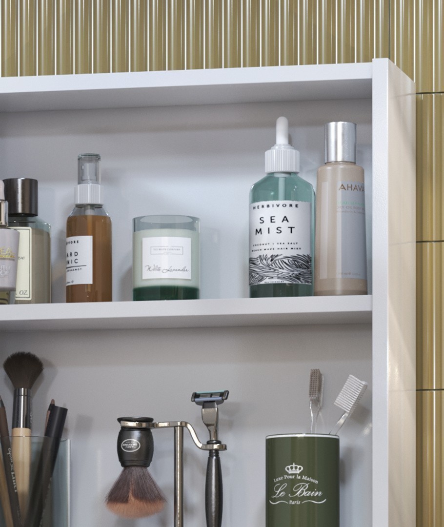 Приобрести vigo зеркало-шкаф urban 50 см, белый zsh.urb.50