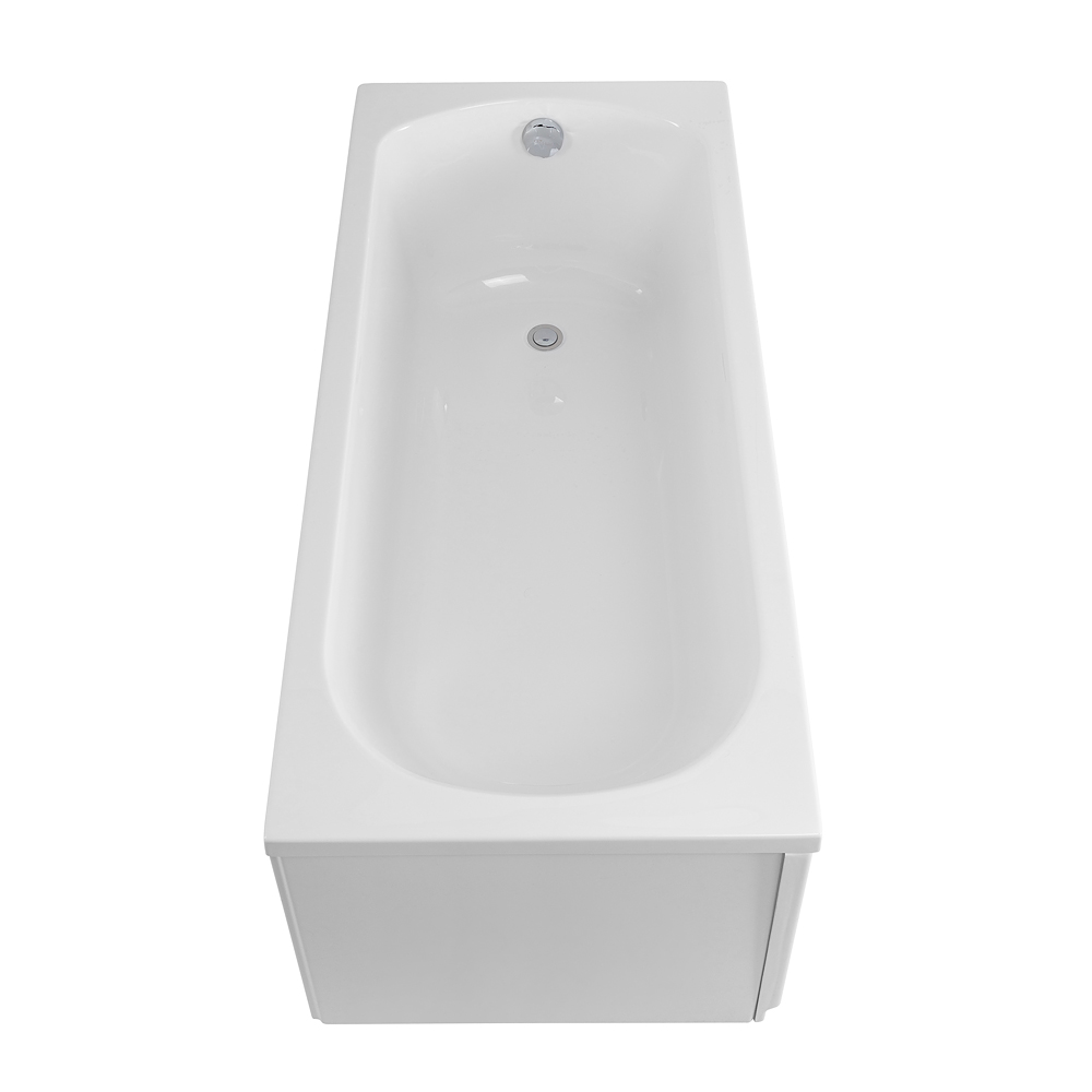Приобрести cezares акриловая ванна eco 155х70 см, белая eco-155-70-41-w37