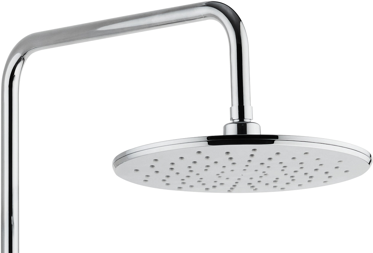 Приобрести aquanet душевая стойка pragmatic r 126 см, хром af430-70-r-c, с полочкой
