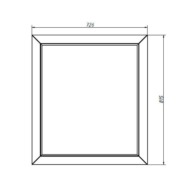 Приобрести caprigo зеркало albion promo 80 см, белое, эмаль