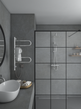 Vincea Полотенцесушитель электеический 41х80 см, хром VTD-1R2CE