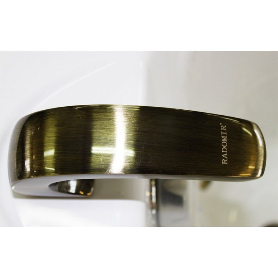 Приобрести радомир излив для ванны линкольн - малый, bronze