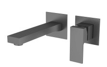Смеситель для раковины настенный ViEiR Cielo, графит/Gun Metal V393513G