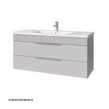 Caprigo Тумба с раковиной MONBAR-Smalty 120 см, серая, эмаль