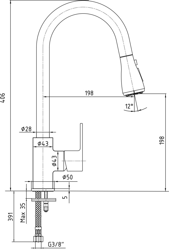 Приобрести смеситель для кухни e.c.a. nita 102118107ex