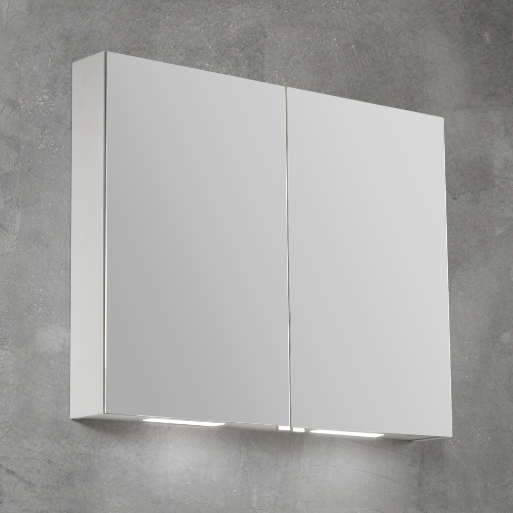 Приобрести belbagno зеркало-шкаф 90х70 см spc-2a-dl-bl-900