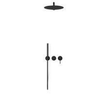 Vincea Встраиваемая душевая система Groove, черная матовая VSFW-4G01MB