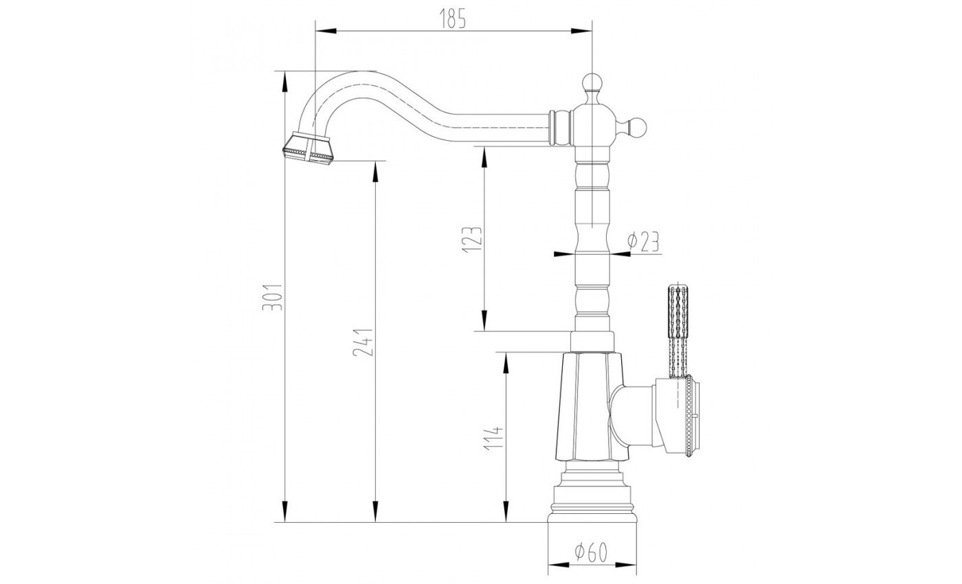 Приобрести lemark смеситель для кухни jasmine, бронза lm6605b
