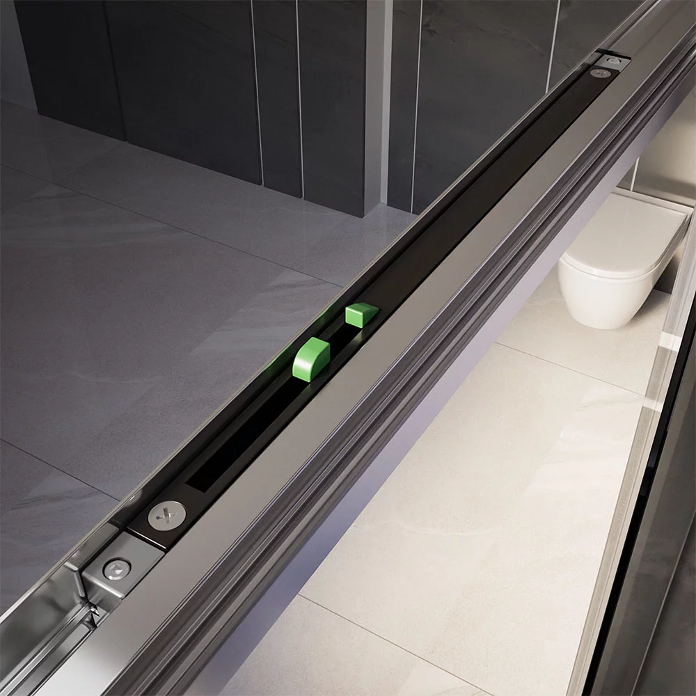 Приобрести veconi душевое ограждение premium trento 90х130 см, хром, прозрачное ptc30-sp-13090-ch-01-c4