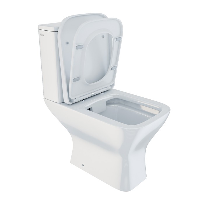 Приобрести iddis напольный унитаз-компакт torr, безободковый, крышка быстросъемная с микролифтом torrdsei24