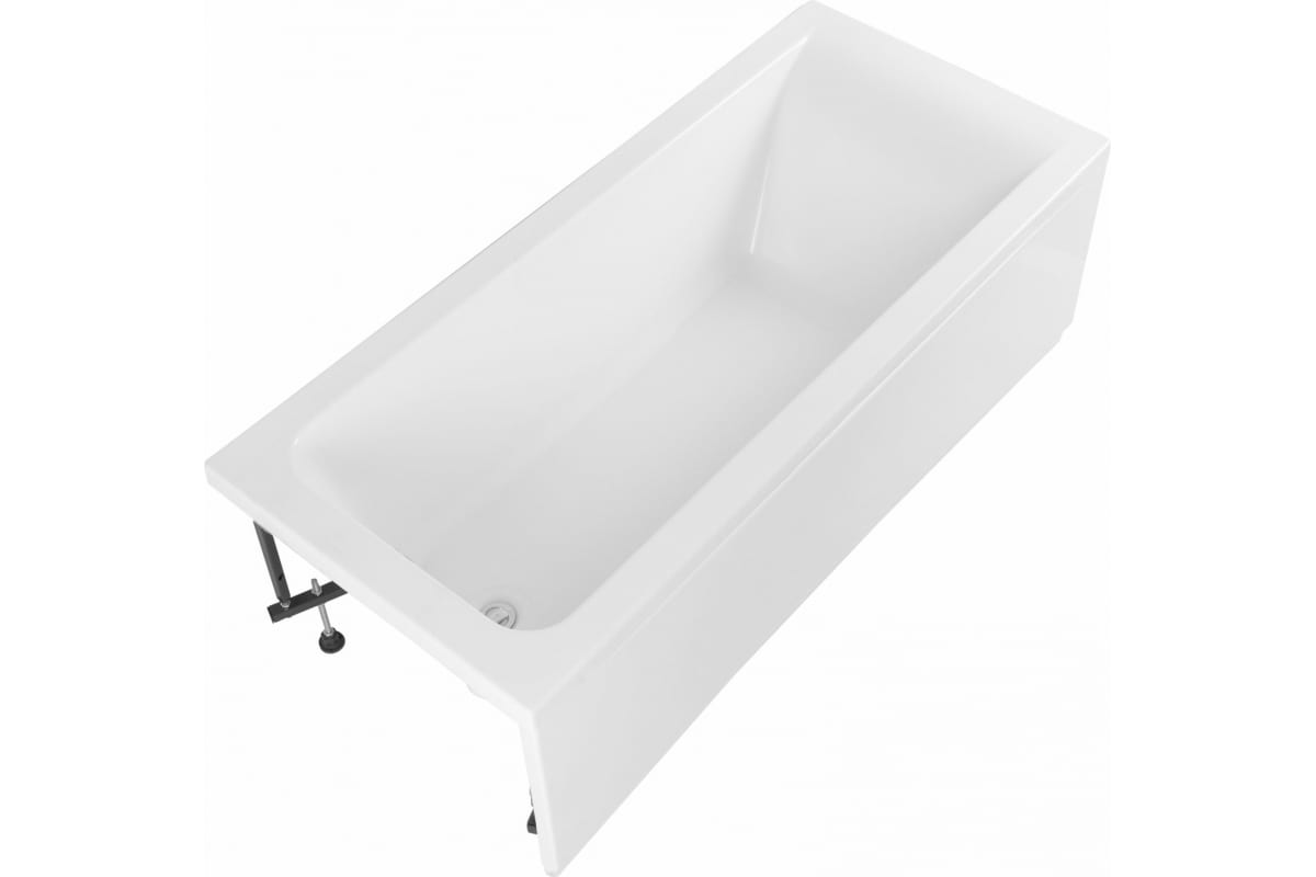 Приобрести aquanet акриловая ванна bright 170x75 см, белая