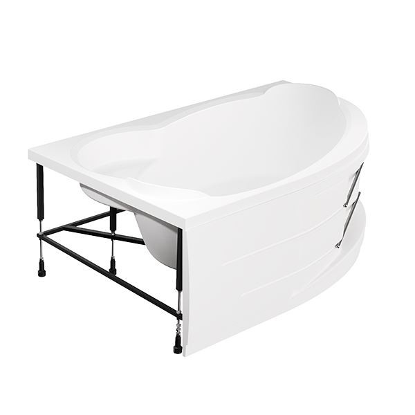 Приобрести акриловая ванна mirsant массандра premium 170х110 l