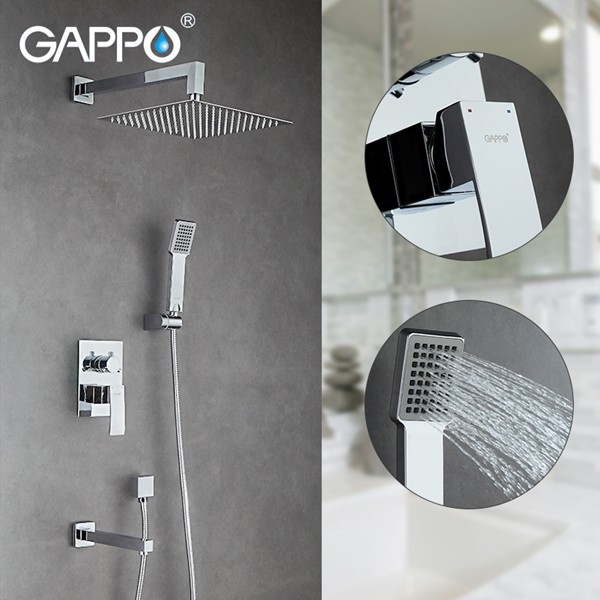 Приобрести душевой комплект gappo g7102