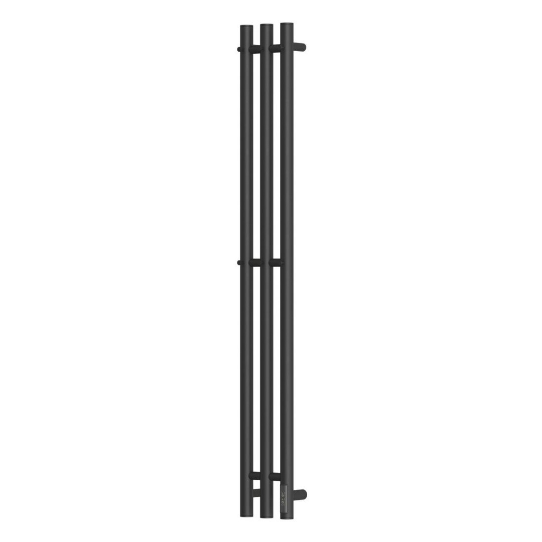 Приобрести полотенцесушитель электрический point 120x1200 деметра п3, черный pn12822b