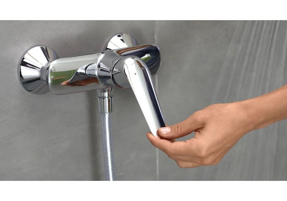 Приобрести 71060000 novus однорычажный смеситель для душа, внешний монтаж, хром