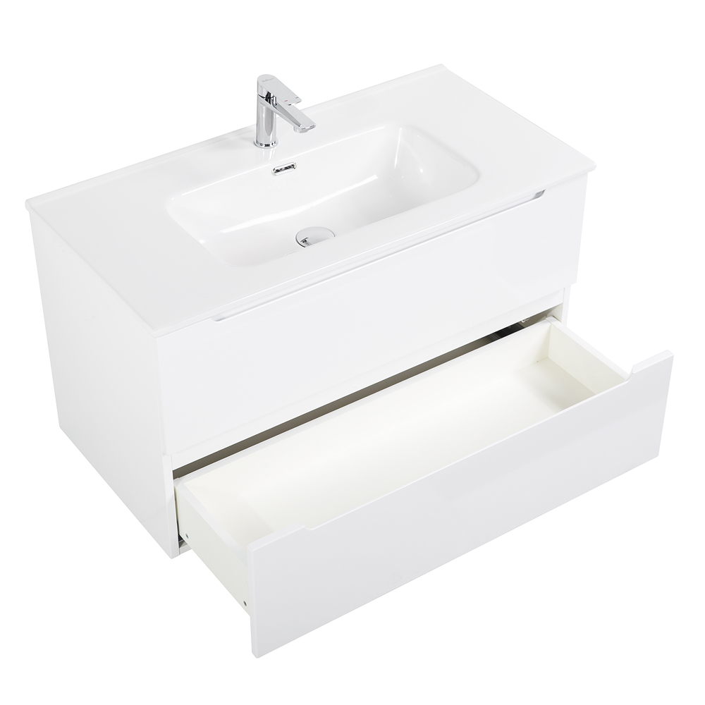 Приобрести belbagno тумба с раковиной etna 100 см, подвесная bianco lucido, белая раковина