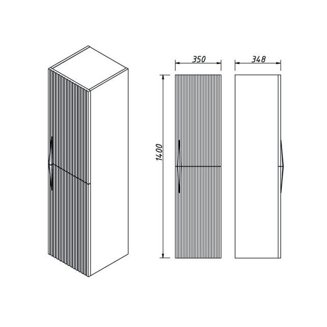 Приобрести caprigo пенал novara 35 см, море