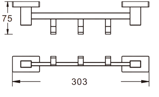 Приобрести крючок тройной vieir v5014 хром