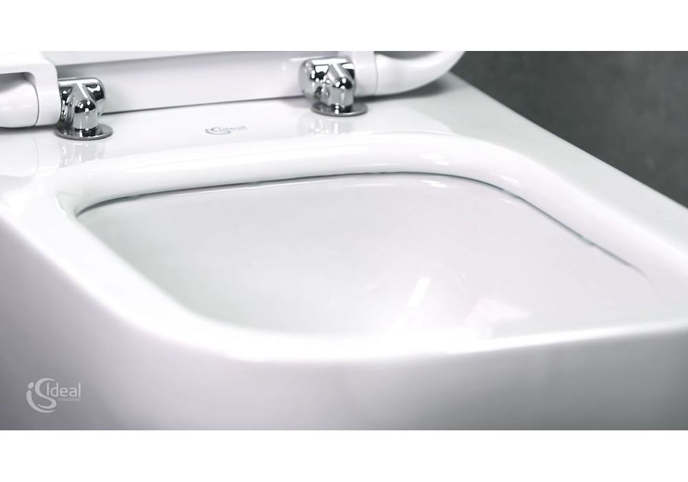 Приобрести унитаз приставной безободковый ideal standard connect aquablade с крышкой дюропласт