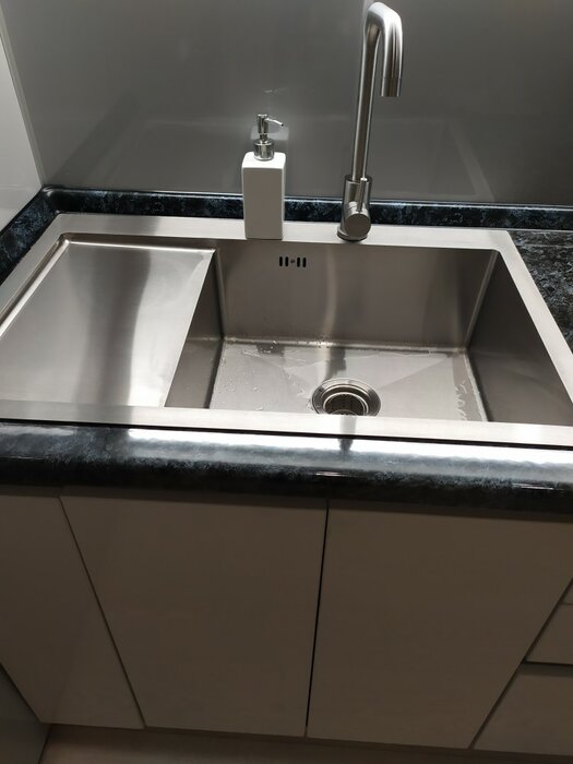 Приобрести gerhans кухонная мойка 78х51 см, правосторонняя, сатин