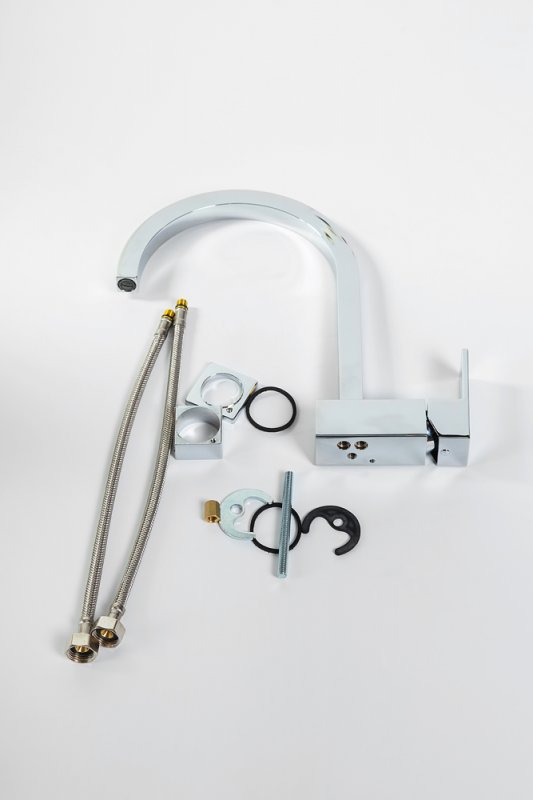 Приобрести cezares смеситель с высоким изливом unika, хром unika-lsm1-a-01-w0