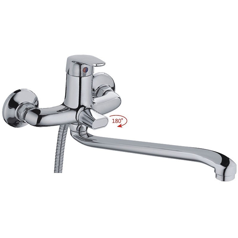 Приобрести haiba смеситель для ванны 220мм, хром hb-2216