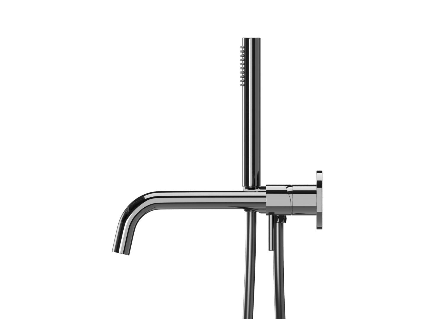 Приобрести hayzburg встраиваемый смеситель для ванны и душа, черный хром hb-2004bch