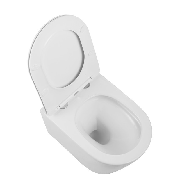 Приобрести briz унитаз подвесной rome безободковый, торнадо, сиденье дюропласт с микролифтом, белый