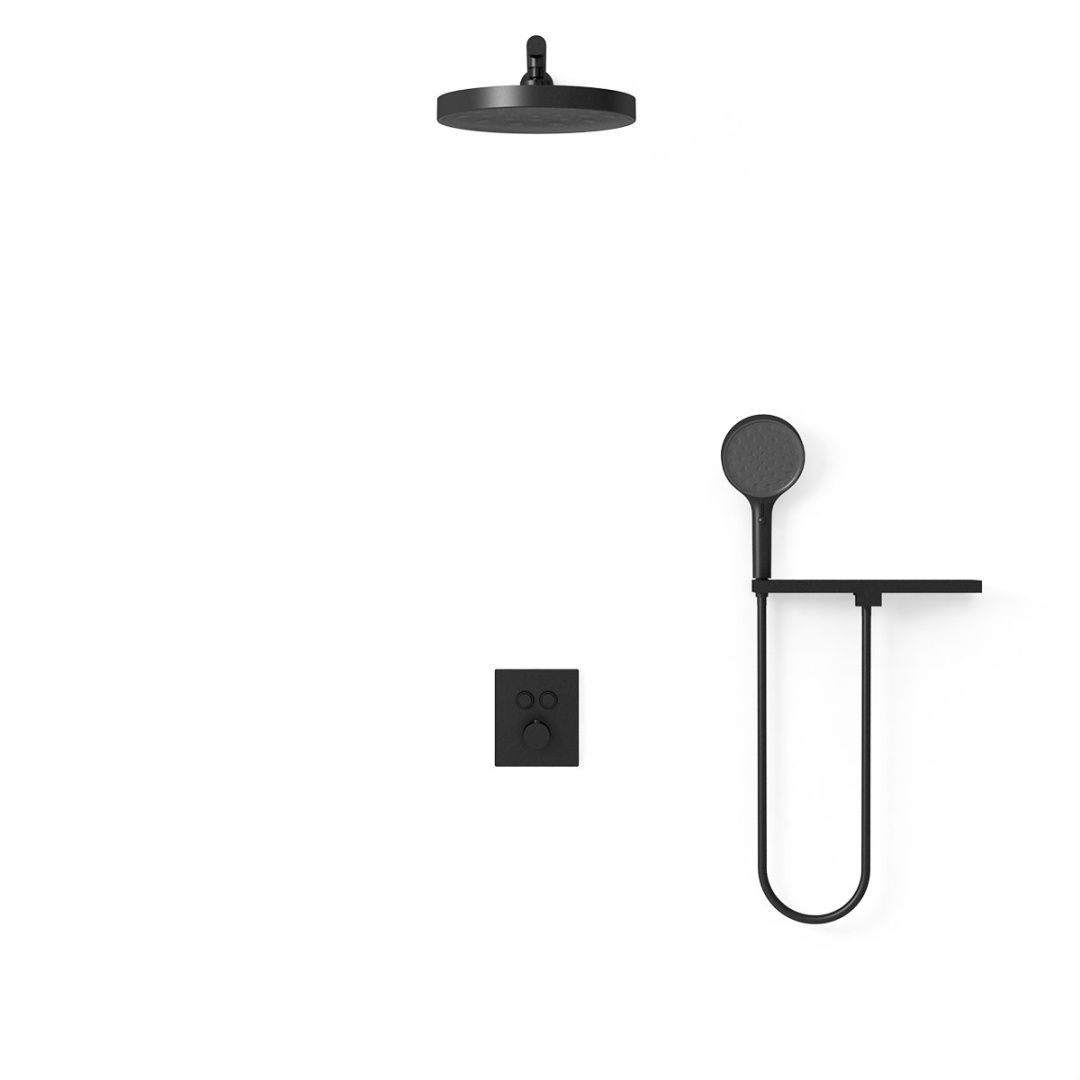 Приобрести vincea встраиваемая душевая система inspire, черная матовая vsfw-3i21t2rmb