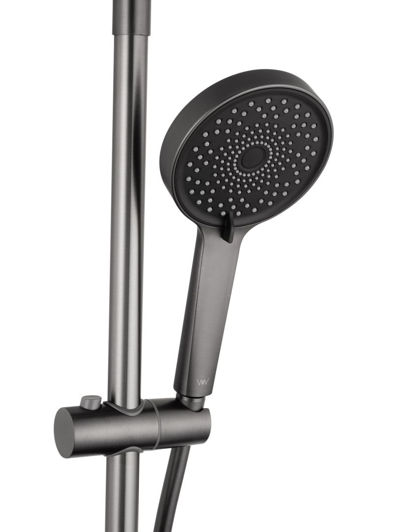 Приобрести душевая система wonzon & woghand stick, темный графит (ww-88739017-bgm)