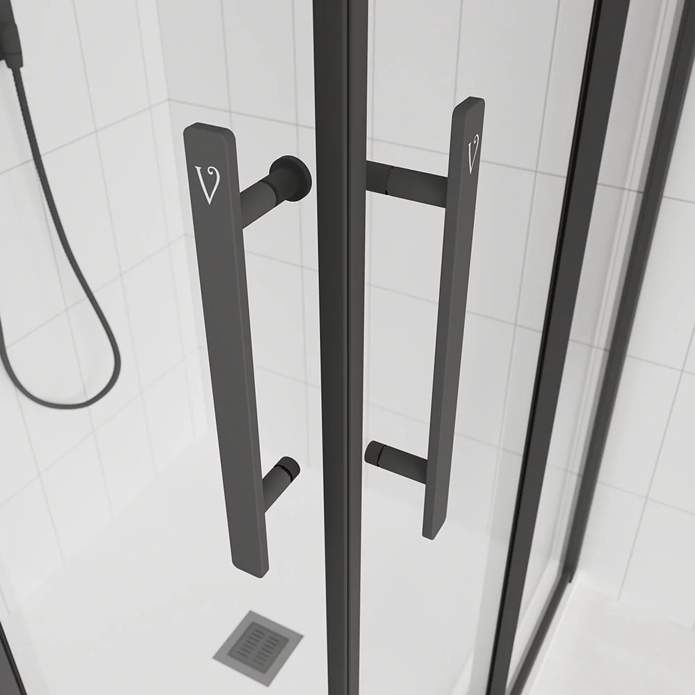 Приобрести veconi душевое ограждение evo 110х90 см, черное матовое, прозрачное e3-b-11090-01-c9