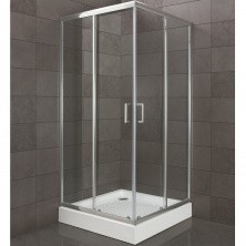 Ограждение душевое BelBagno Uno 80х80 UNO-195-A-2-80-C-Cr хром/прозрачное