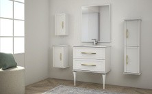 Cezares Тумба подвесная с раковиной TIFFANY 75 Bianco opaco, белая матовая 54948