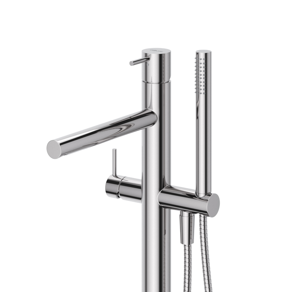 Приобрести cezares напольный смеситель для ванны и душа leaf-vdp-l-01